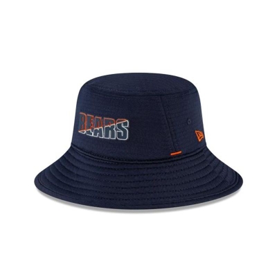 Chicago Bears Gorra | New Era NFL Official Summer Sideline Stretch Bucket Hat Mexico - Azules